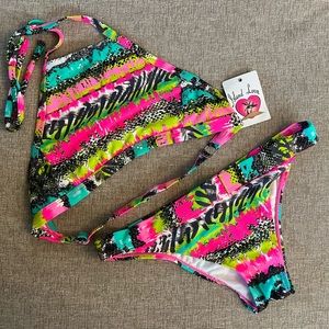 Brand new with tags! Halter bikini